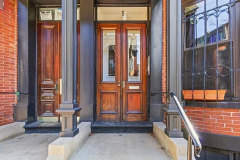 a view of a building with many windows