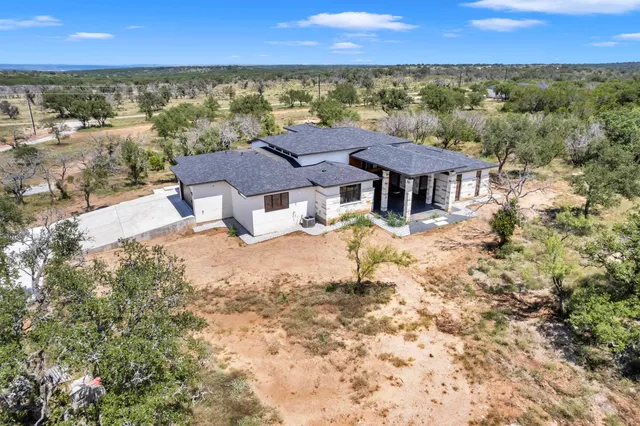 a view of a terrace with a lake