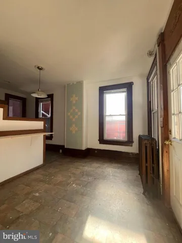 a view of a room with window