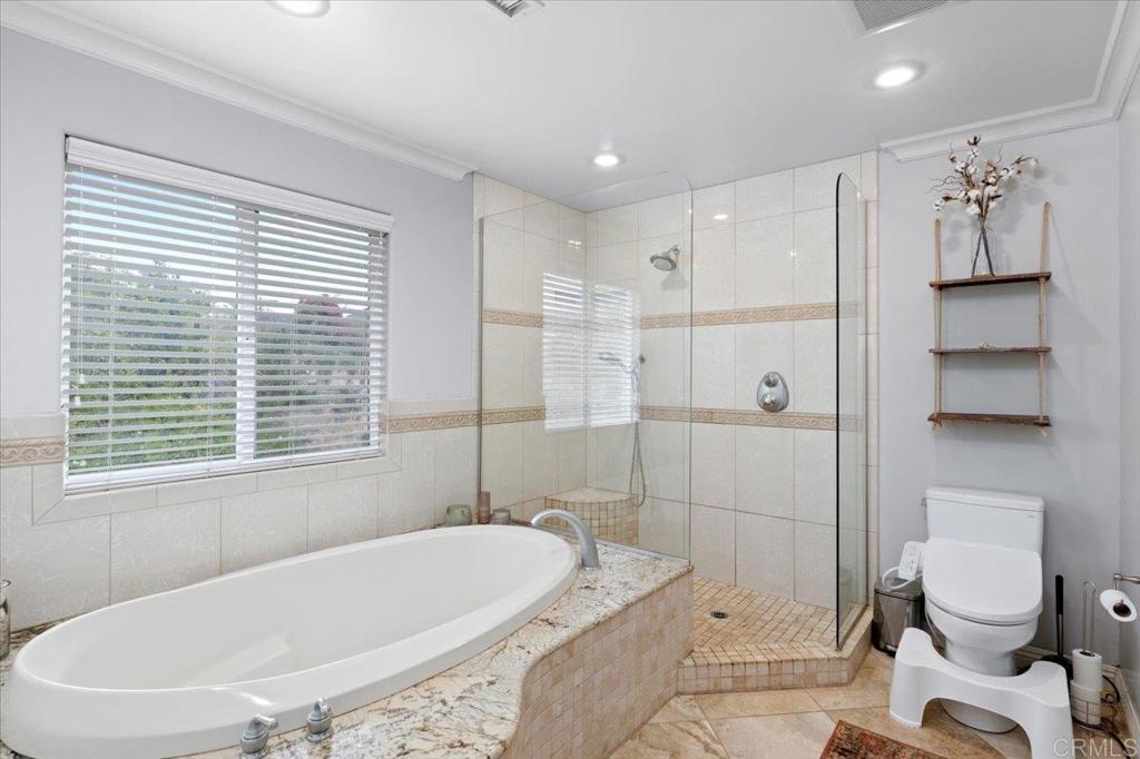 32460 Lilac Road Valley Center, CA 92082 - Photo 22 of 45 a bathroom with a bathtub and a toilet