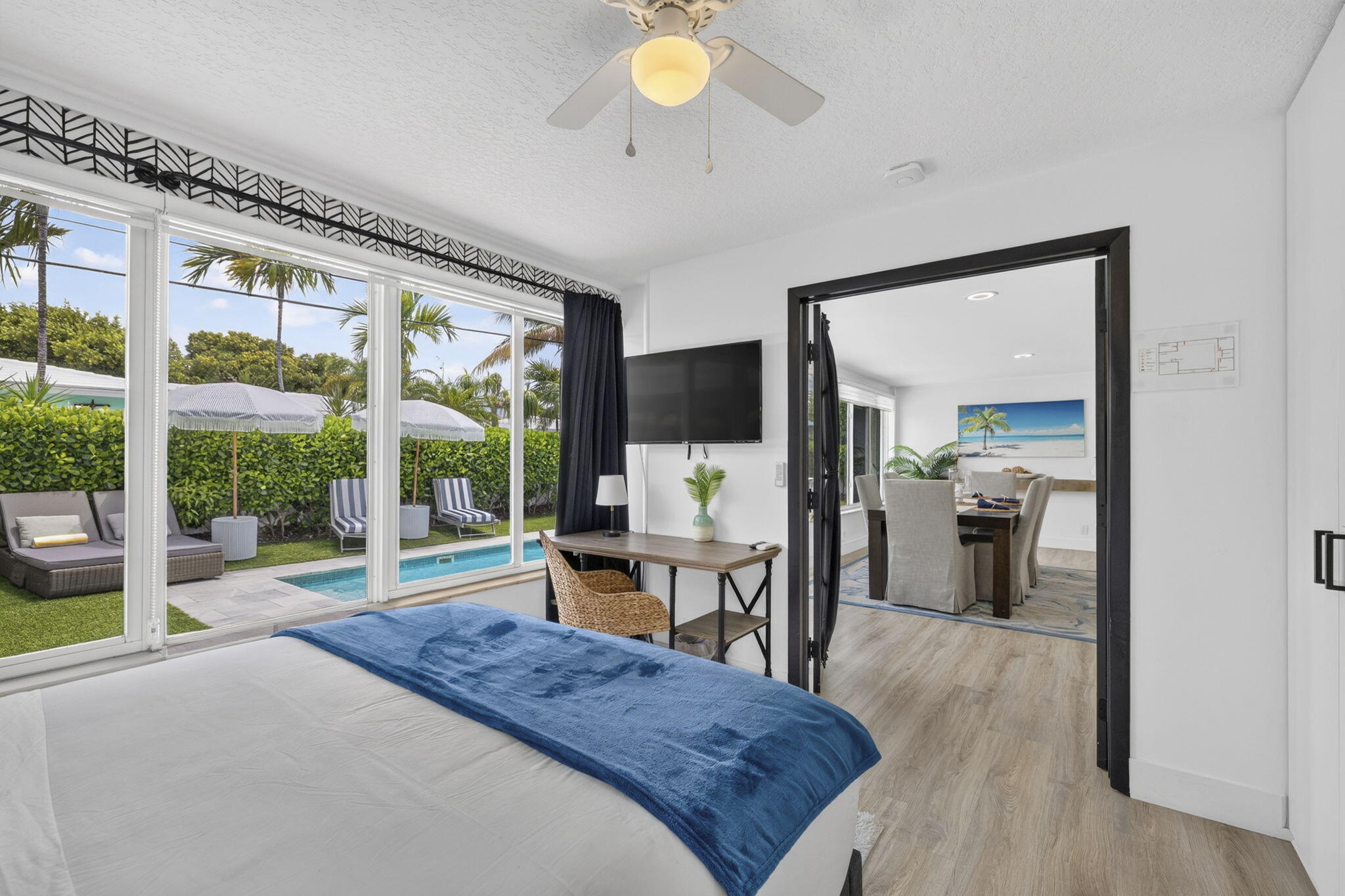 2917 Northeast 35th Court Lighthouse Point, FL 33064 - Photo 32 of 41 Third Bedroom
