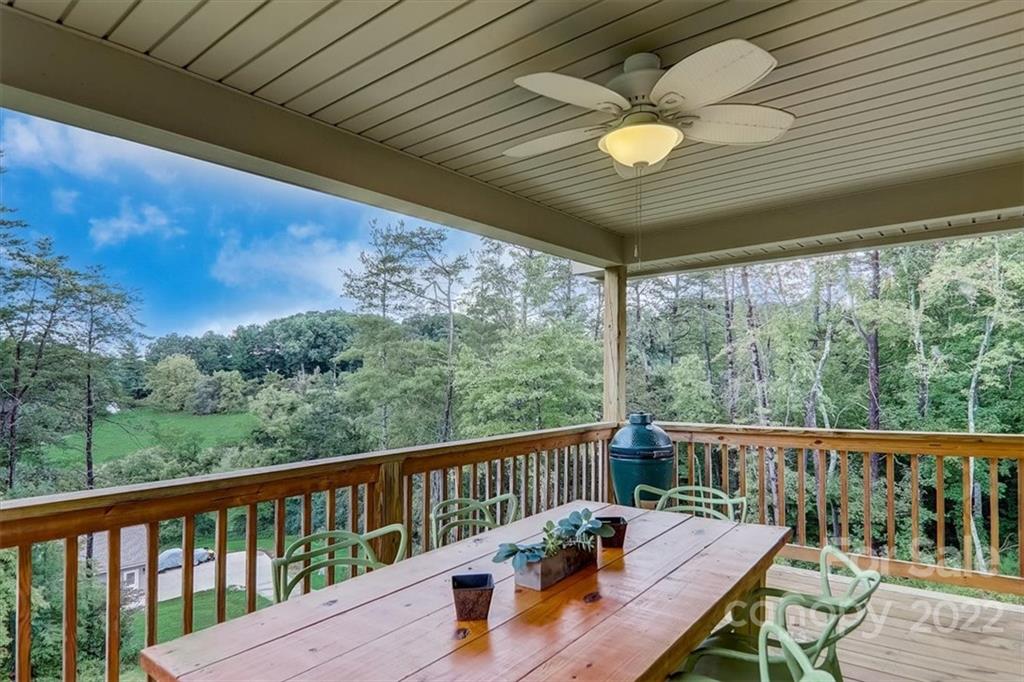 11 Ridge Brook Drive Weaverville, NC 28787 - Photo 28 of 38 a view of a balcony with furniture