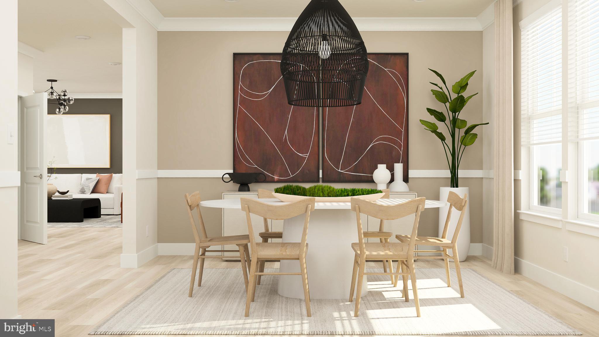 14007 Rolling Pasture Road Boyds, MD 20841 - Photo 7 of 30 a view of a dining room with furniture and a potted plant