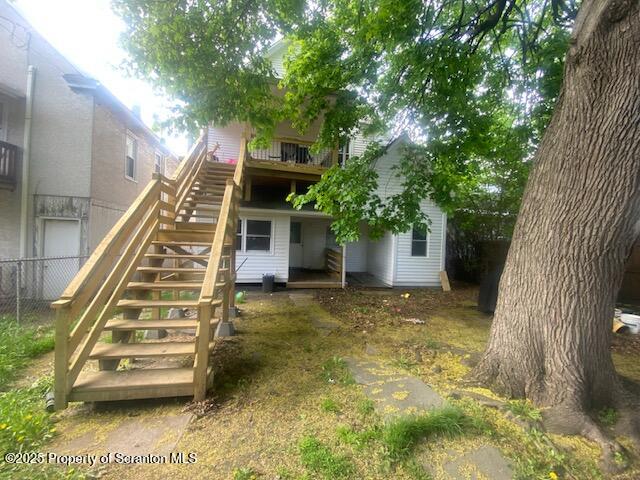 611 South Webster Avenue, Unit 1 Scranton, PA 18505 - Photo 3 of 9 a view of an house with backyard and trees