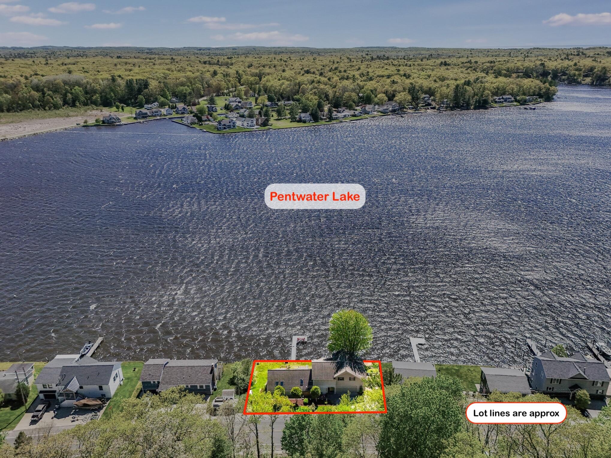 5267 West Monroe Road Pentwater, MI 49449 - Photo 30 of 34 Aerial