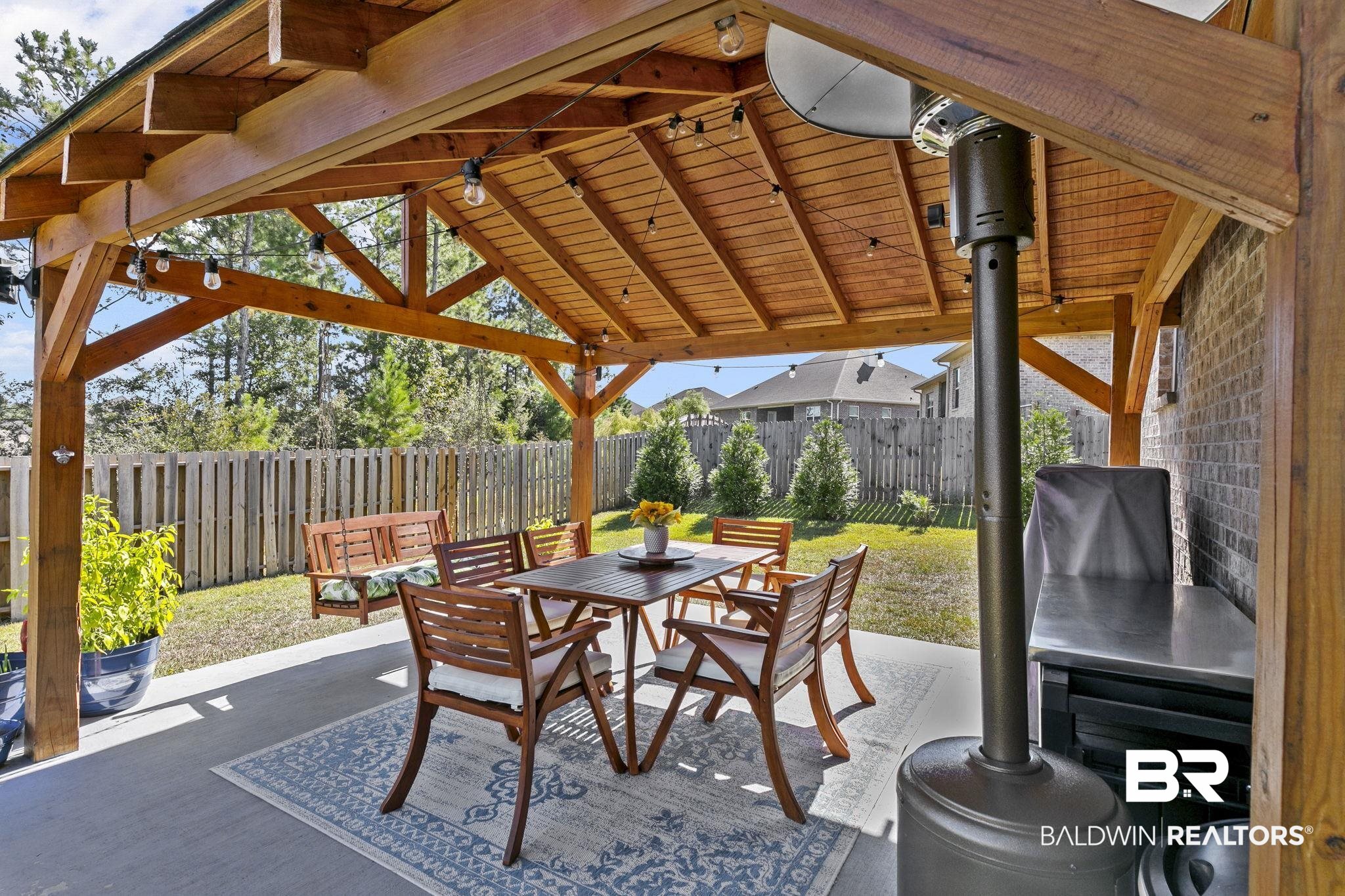 31500 Spoonbill Road Daphne, AL 36527 - Photo 56 of 85 View of patio / terrace with a gazebo