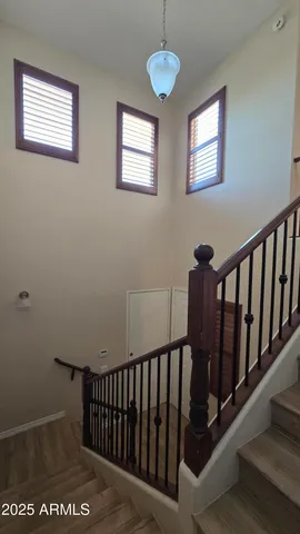 a view of hallway with window