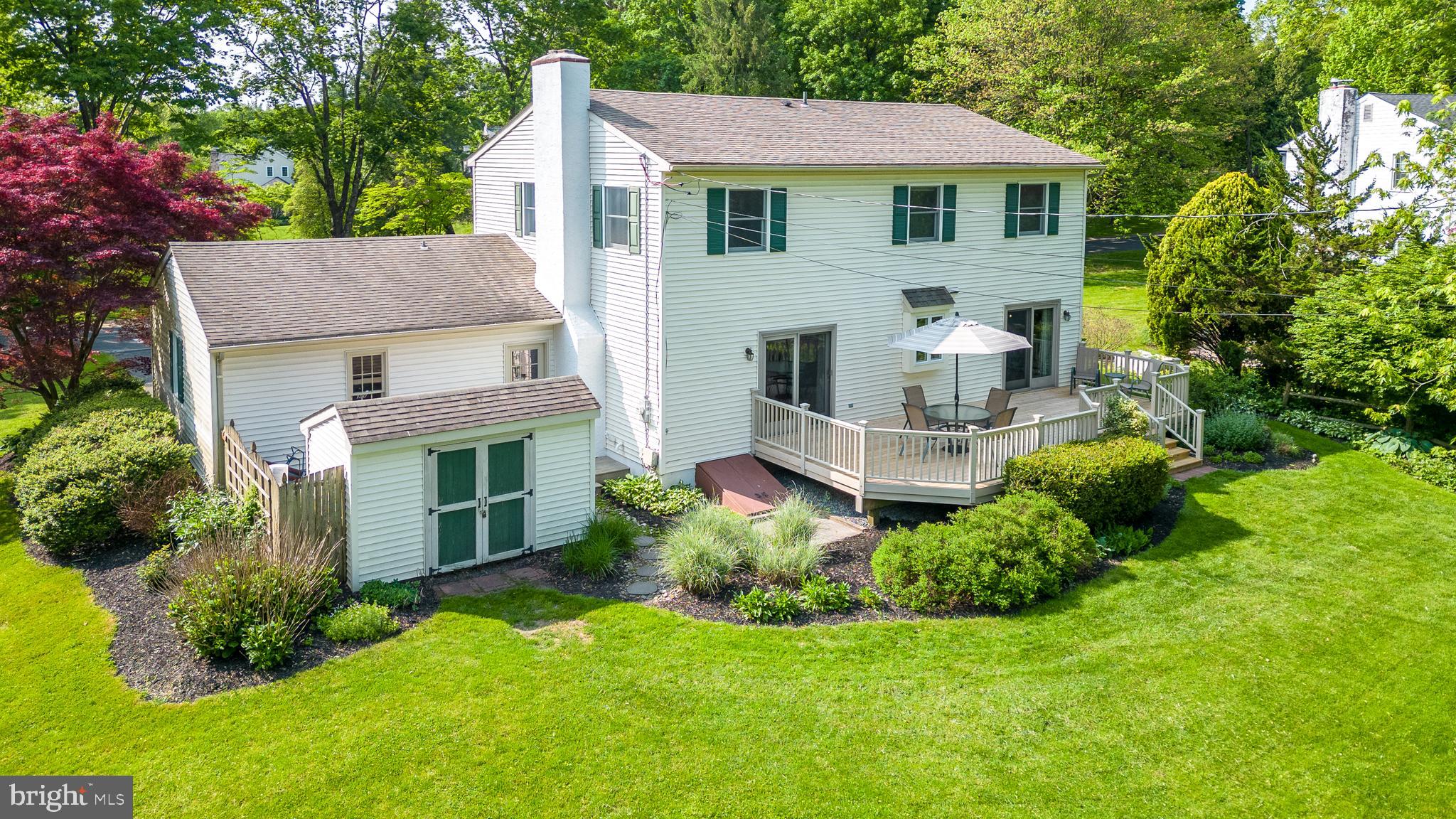 43 Clemens Road Doylestown, PA 18901 - Photo 4 of 34 a aerial view of a house next to a yard