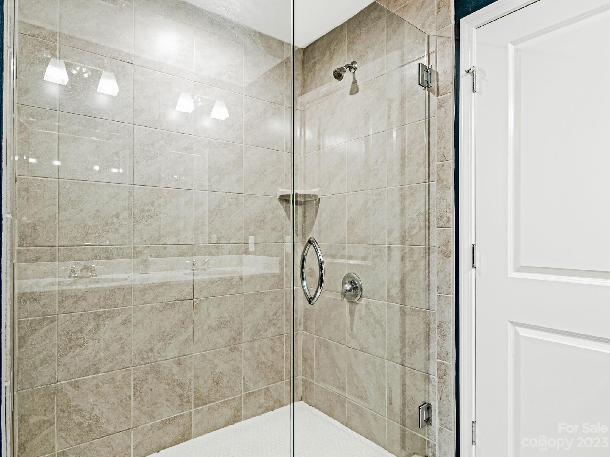 907 Wicawa Road Fort Mill, SC 29708 - Photo 18 of 25 a bathroom with a shower and a mirror
