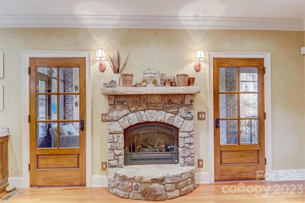 99 Mullally Drive Flat Rock, NC 28731 - Photo 11 of 48 a living room with furniture and a fireplace