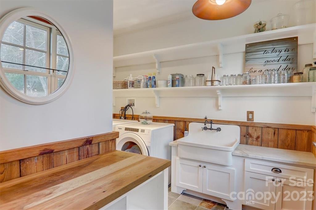 99 Mullally Drive Flat Rock, NC 28731 - Photo 21 of 48 a utility room with sink dryer and washer