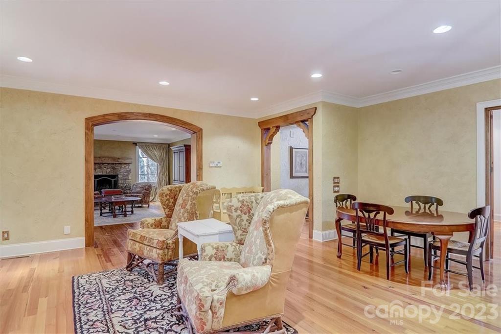 99 Mullally Drive Flat Rock, NC 28731 - Photo 8 of 48 a living room with furniture and a dining table
