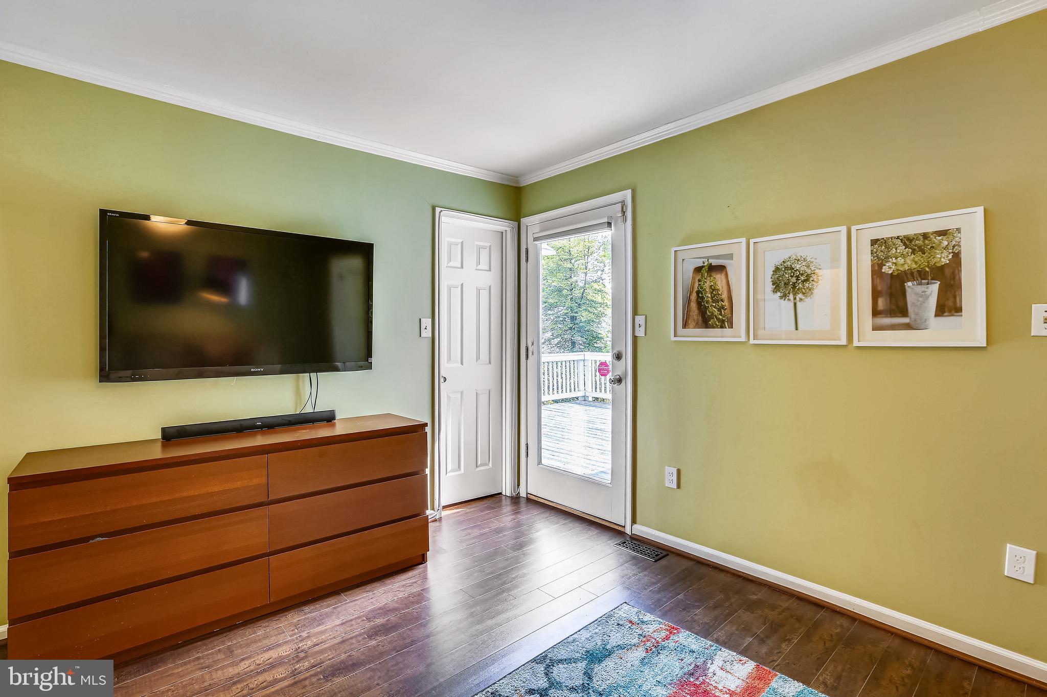 9407 Monroe Street Silver Spring, MD 20910 - Photo 31 of 69 Owners Suite with Walk In Closet and private Deck