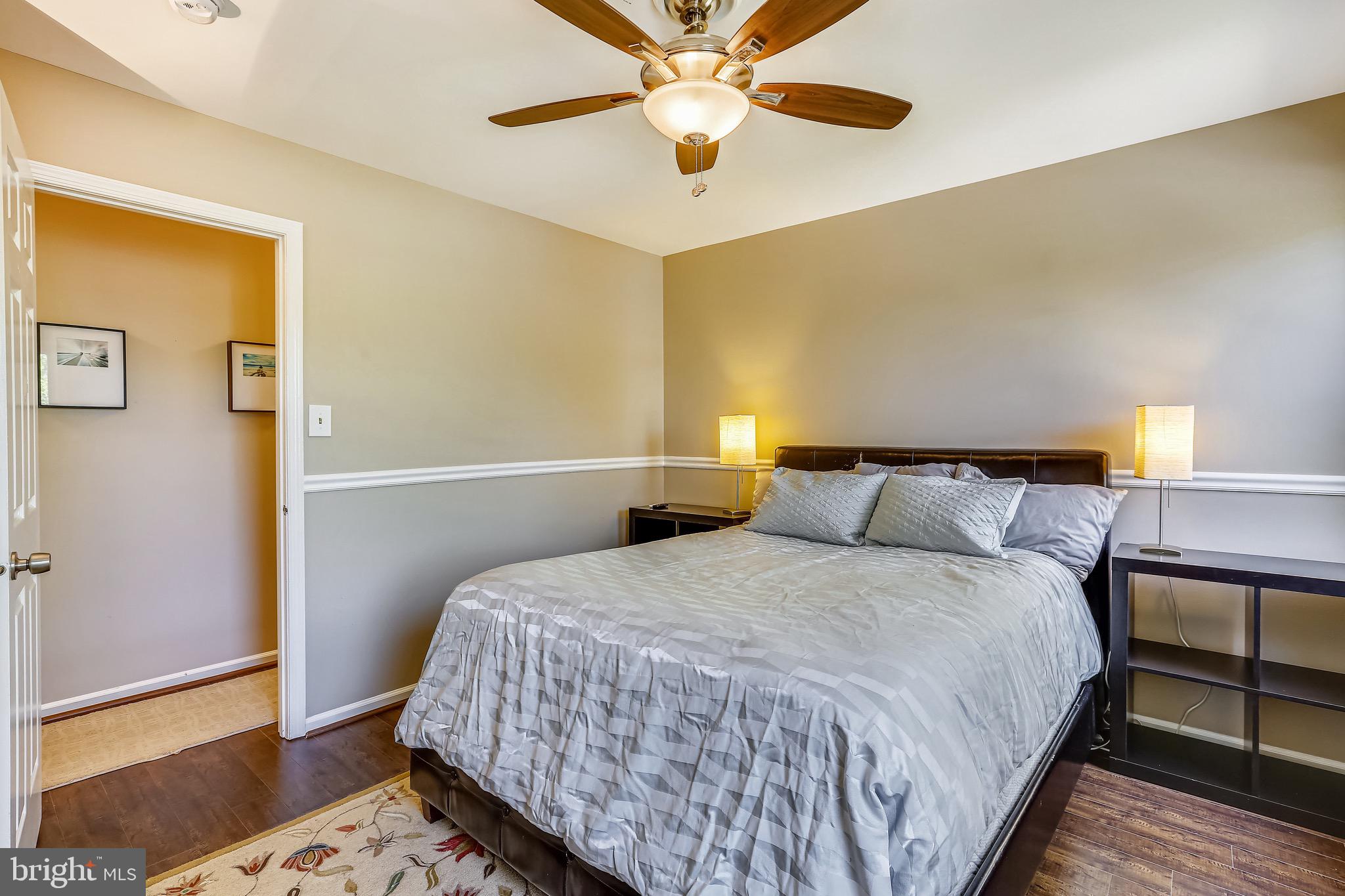9407 Monroe Street Silver Spring, MD 20910 - Photo 46 of 69 Bedroom 3 with Ceiling Fan