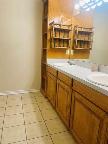 a bathroom with a sink and a shower