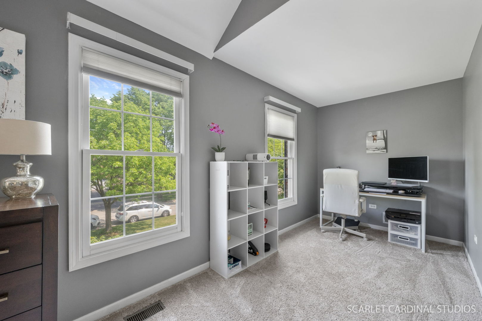2632 Sweetbroom Road Naperville, IL 60564 - Photo 14 of 33 a view of a workspace with furniture and a window