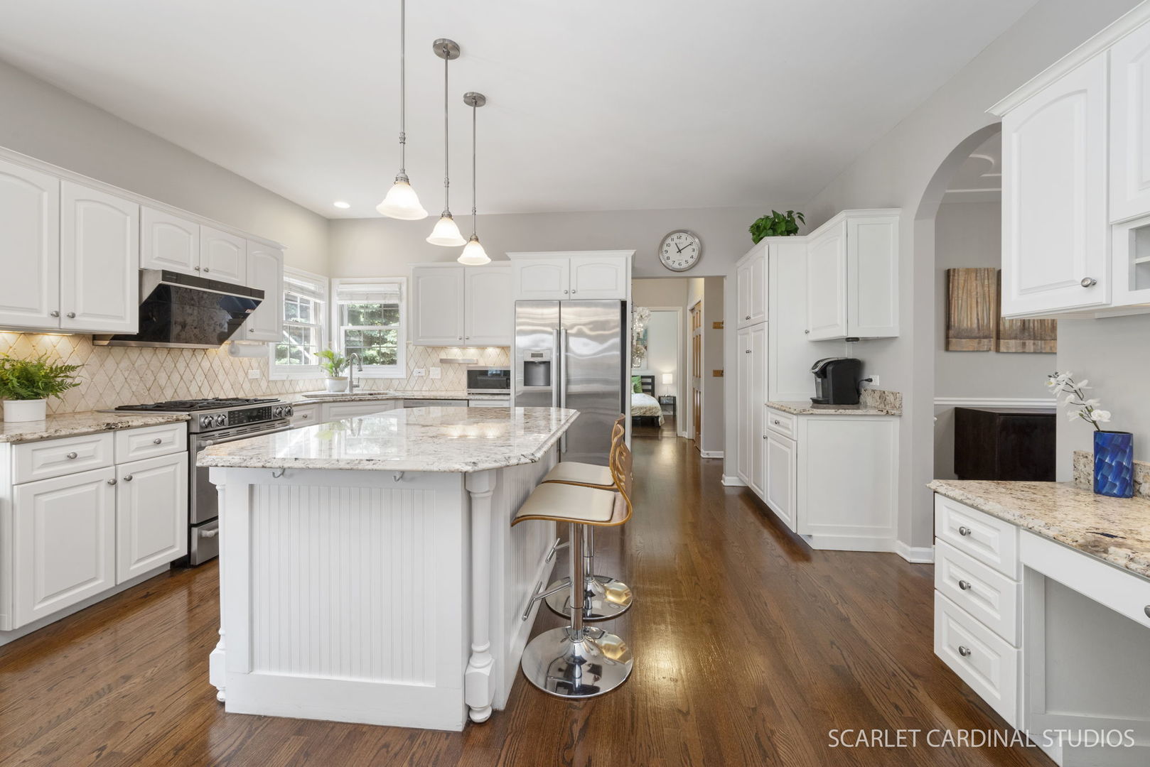 2632 Sweetbroom Road Naperville, IL 60564 - Photo 2 of 33 a kitchen with white cabinets and stainless steel appliances