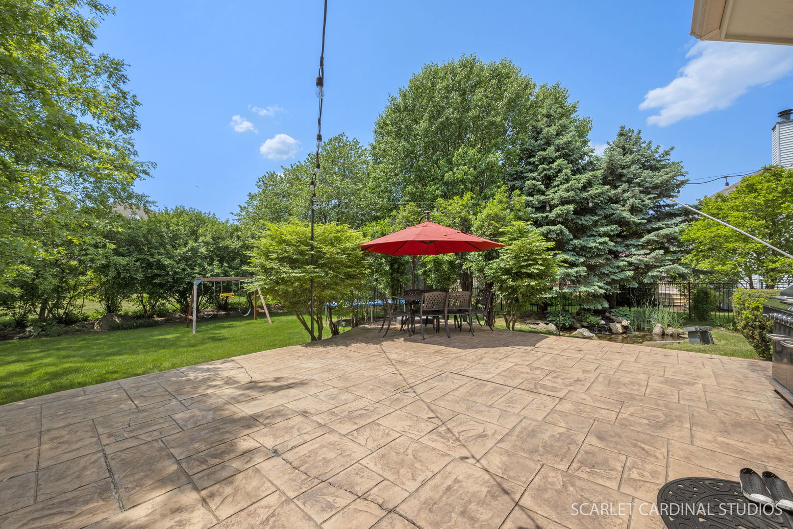 2632 Sweetbroom Road Naperville, IL 60564 - Photo 27 of 33 a wooden bench with a yard