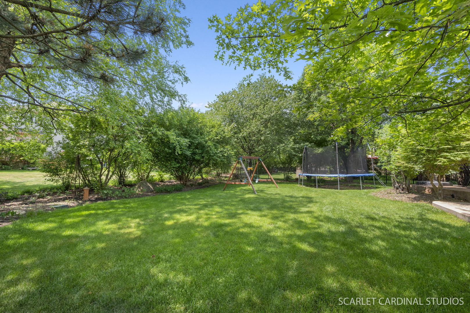 2632 Sweetbroom Road Naperville, IL 60564 - Photo 28 of 33 a view of a backyard with large trees