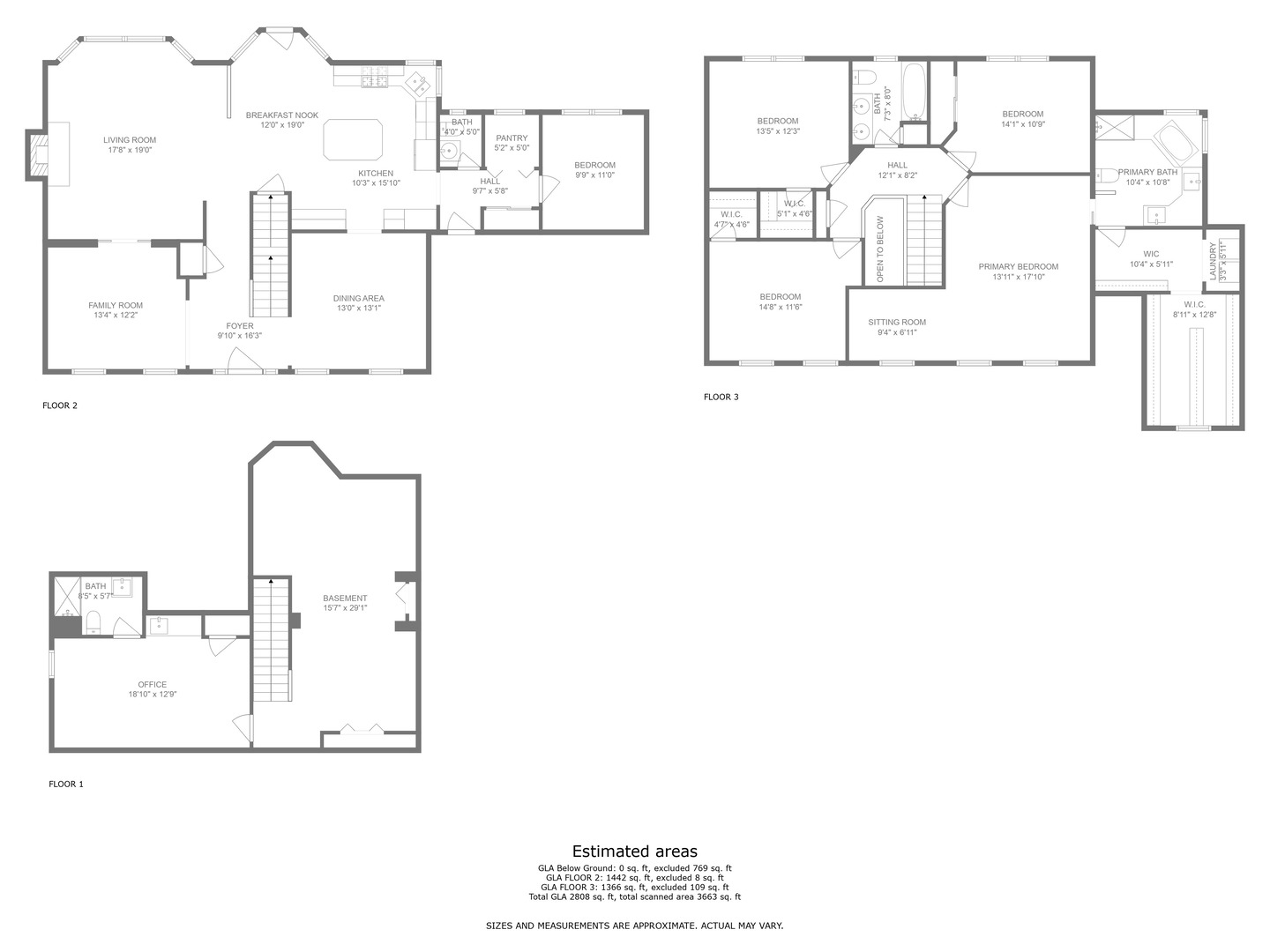 2632 Sweetbroom Road Naperville, IL 60564 - Photo 33 of 33 a picture of floor plan