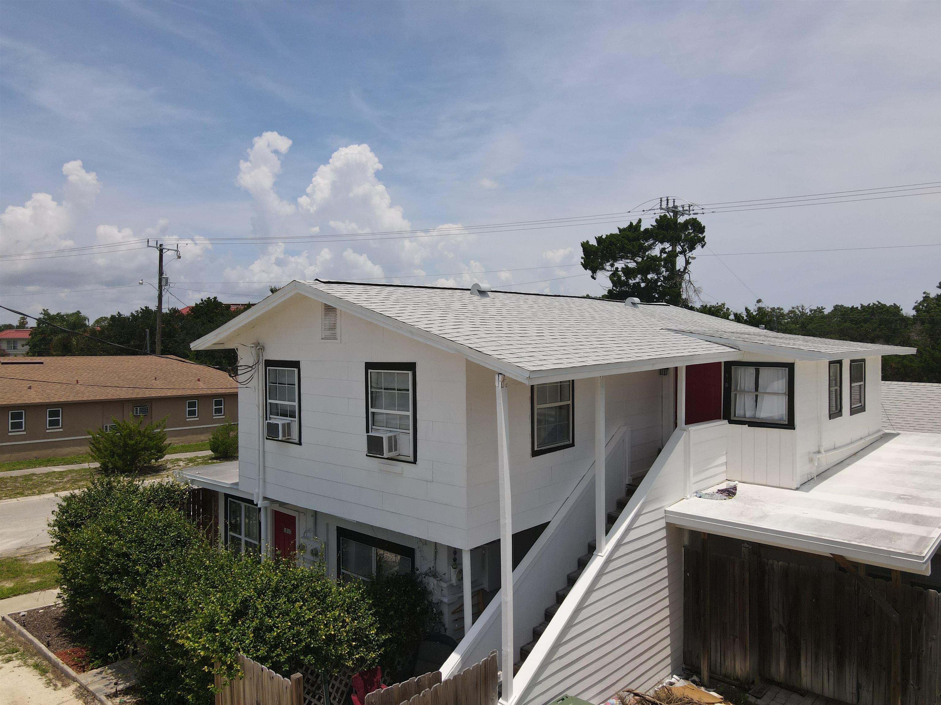 101 Flagler Boulevard, Unit D St. Augustine, FL 32080 - Photo 2 of 16 a aerial view of a house with yard and entryway