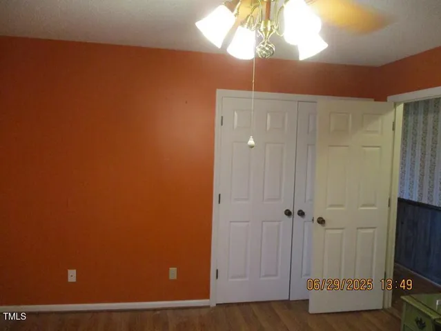 a view of empty room with a window