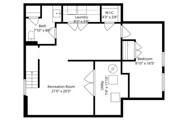 a picture of a floor plan