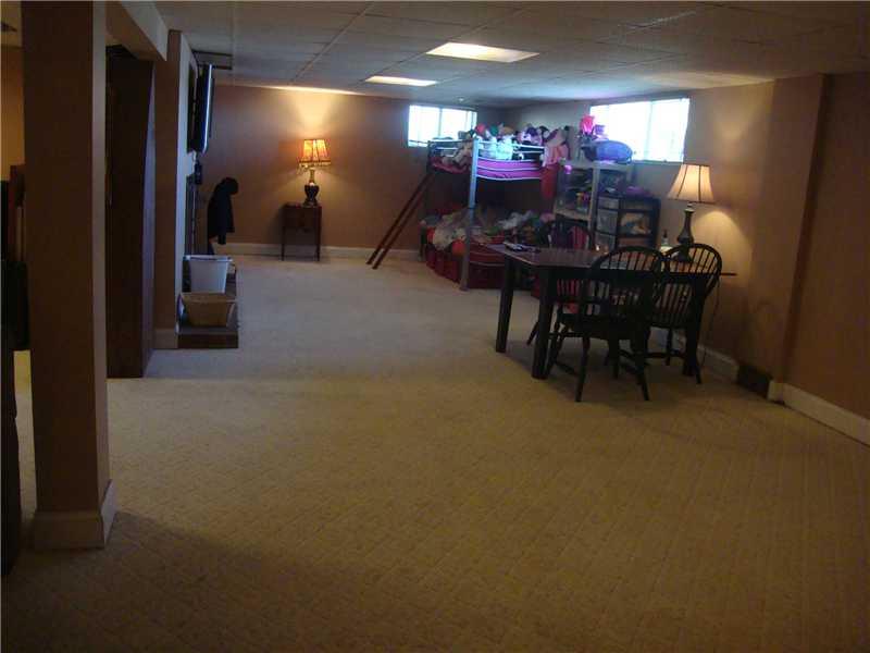 313 Madison Heights Road New Stanton, PA 15672 - Photo 19 of 25 Great Room. 33 X 13 Game / Great Room Remodel <BR/> Brick Hearth Fireplace