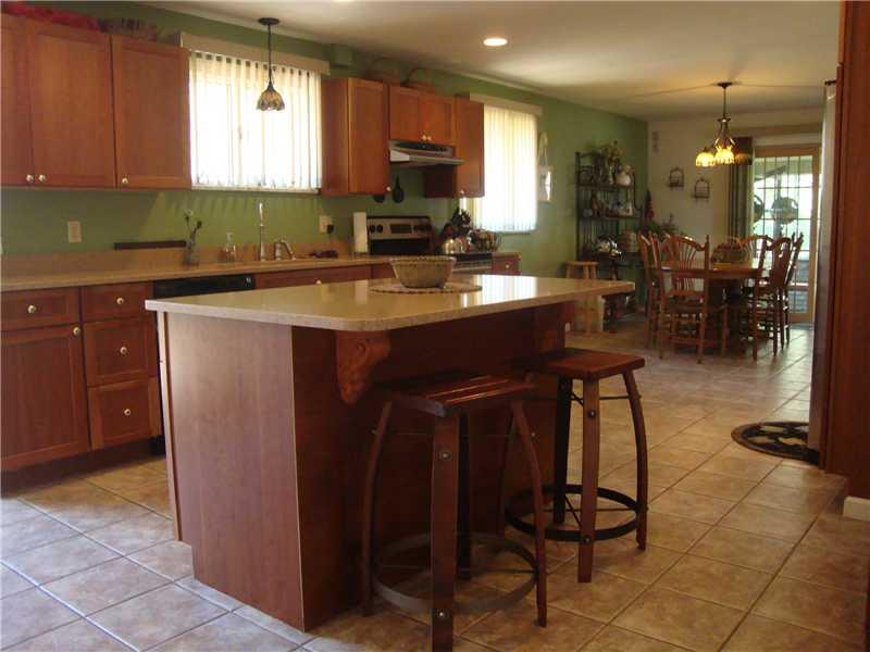 Kitchen. Dream Kitchen in Bright Open Floor Plan