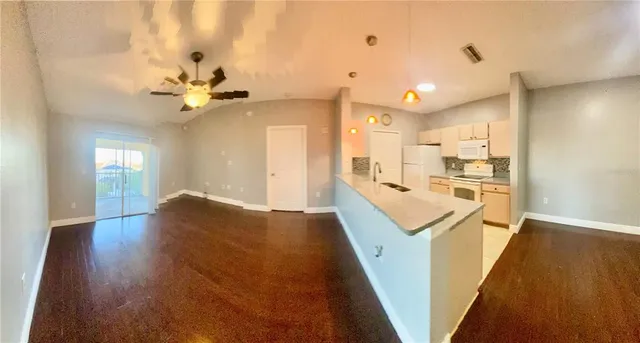 a view interior of the house with wooden floor