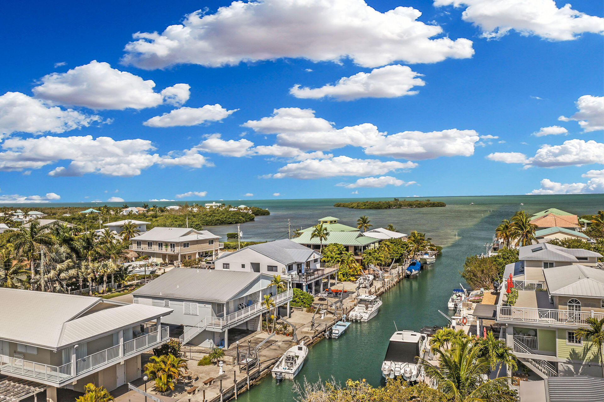 106 Channel Drive, Unit B Marathon, FL 33050 - Photo 11 of 33 a view of a lake with houses