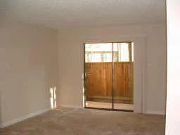 a view of wooden door