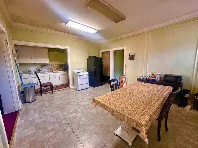 a room with furniture and a window