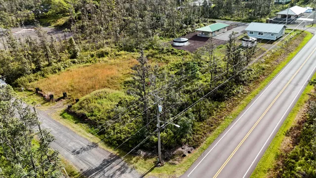 a view of a lake with a big yard