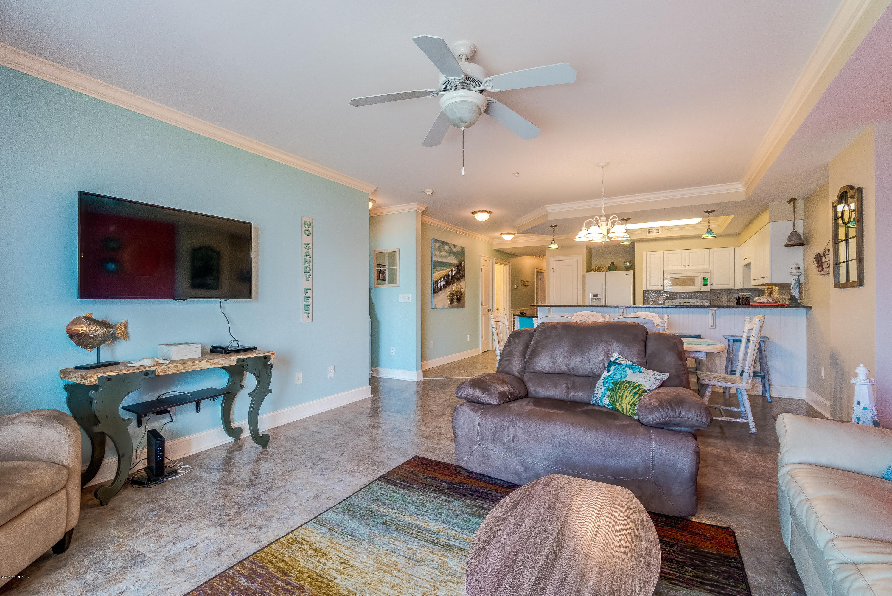 1550 Salter Path Road, Unit 206 Atlantic Beach, NC 28512 - Photo 14 of 38 A look back to the kitchen