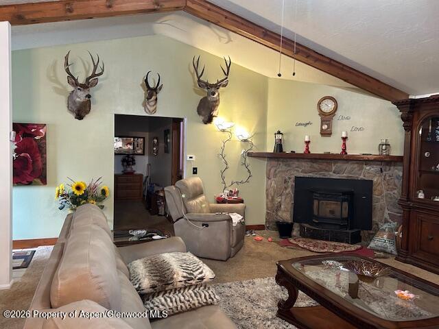2928 Pinon Circle Craig, CO 81625 - Photo 23 of 92 a living room with furniture and a fireplace
