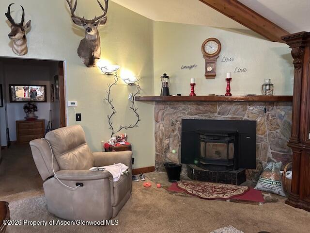2928 Pinon Circle Craig, CO 81625 - Photo 26 of 92 a living room with furniture and a fireplace