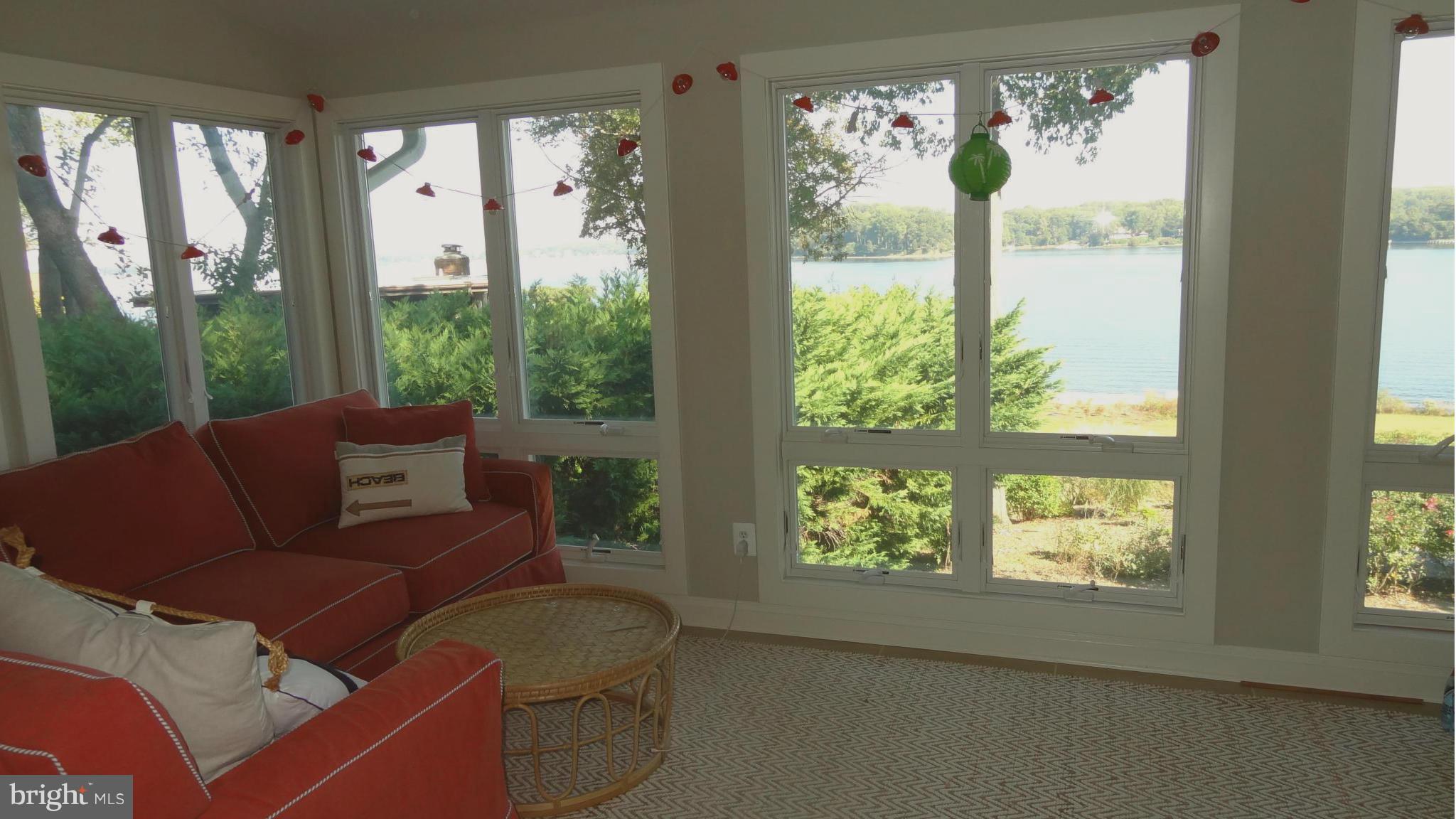 853 Robin Hood Road Annapolis, MD 21405 - Photo 24 of 30 Glassed Porch with Water-View