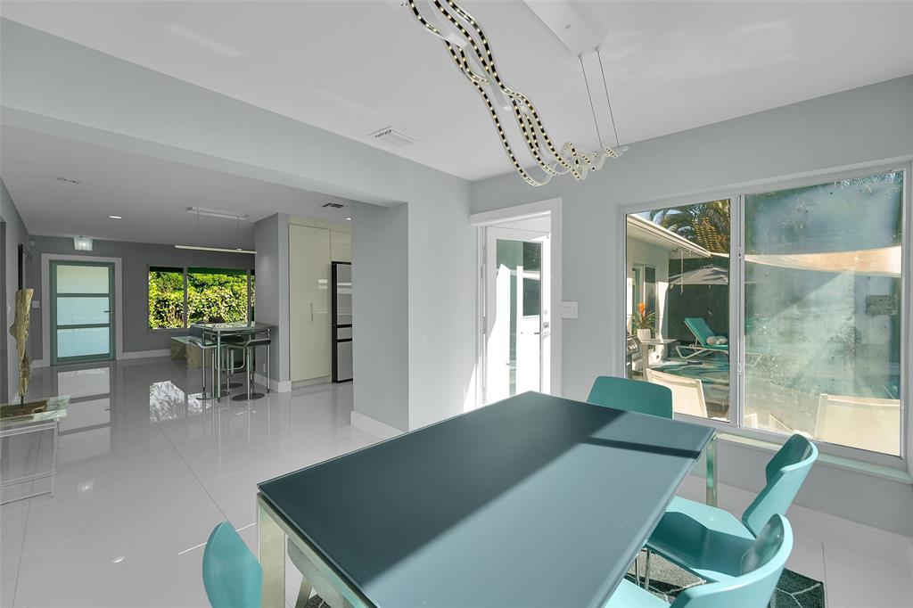 640 Northwest 30th Street Wilton Manors, FL 33311 - Photo 13 of 25 a living room with furniture and a large window