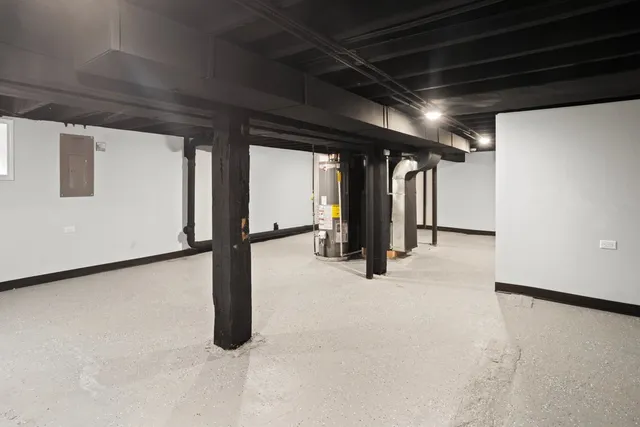 a view of water heater room