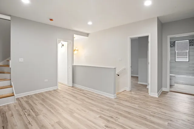 wooden floor in an empty room with wooden floor
