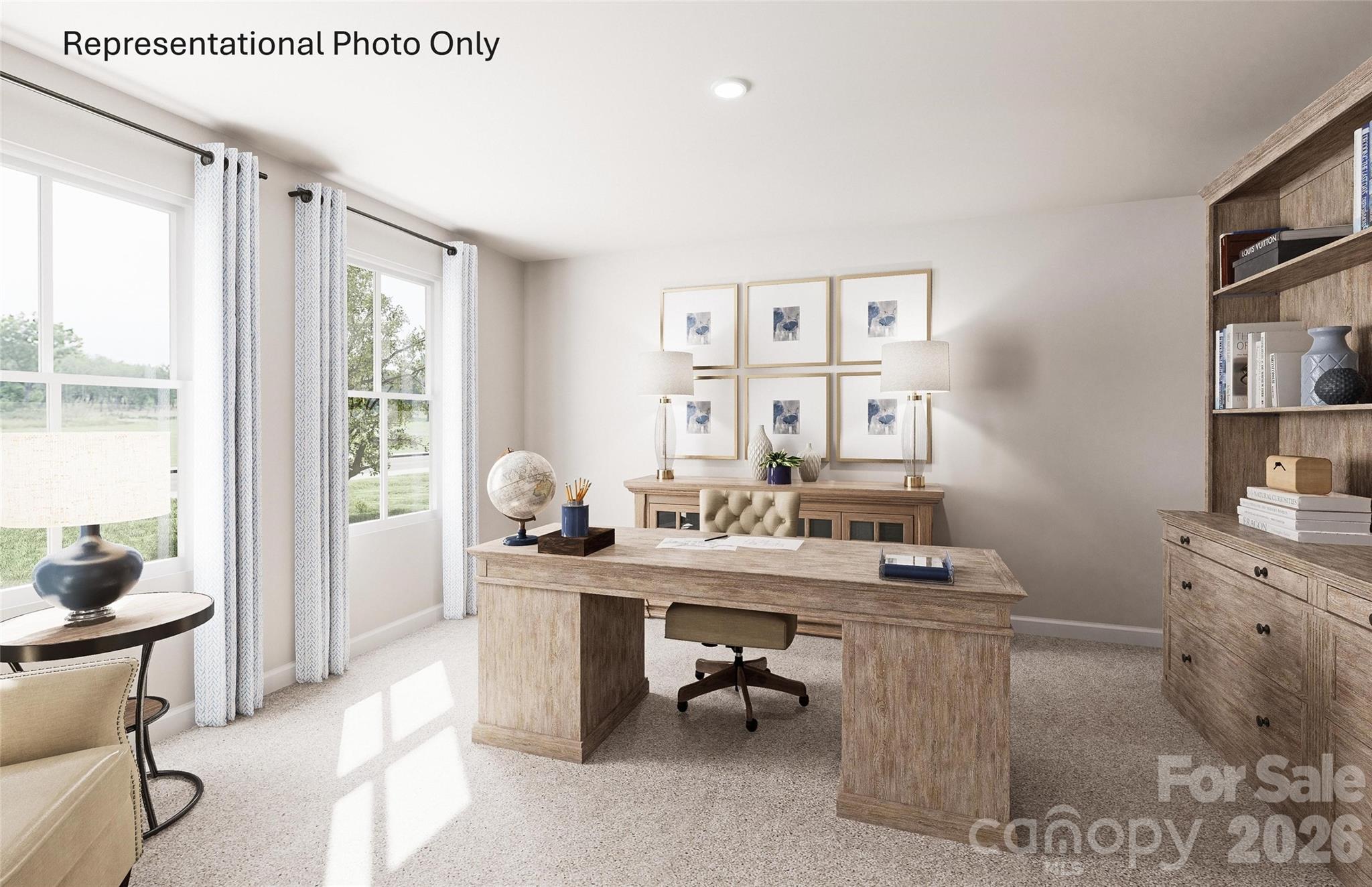 940 Pemberley Street, Unit 3199 Lancaster, SC 29720 - Photo 5 of 9 a workspace with furniture and window
