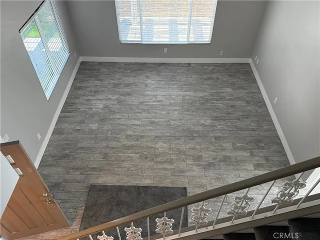 a view of wooden floor in a room