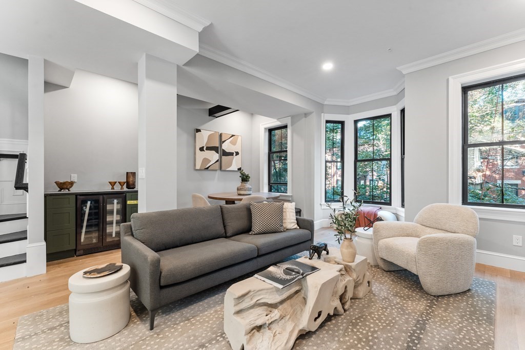 210 West Springfield Street, Unit 2 Boston, MA 02118 - Photo 12 of 33 a living room with furniture and a large window