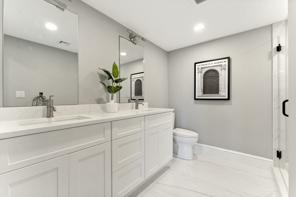 210 West Springfield Street, Unit 2 Boston, MA 02118 - Photo 24 of 33 a bathroom with a toilet sink and mirror