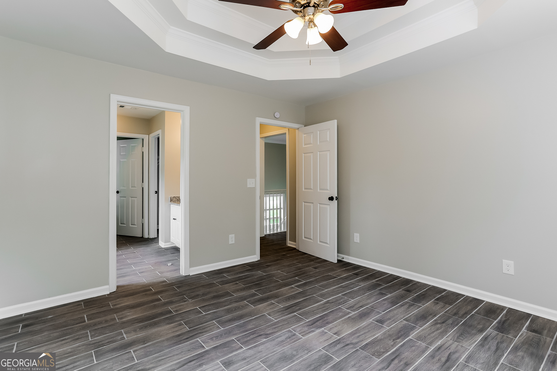147 Portland Road Aragon, GA 30104 - Photo 8 of 17 wooden floor in an empty room with a window