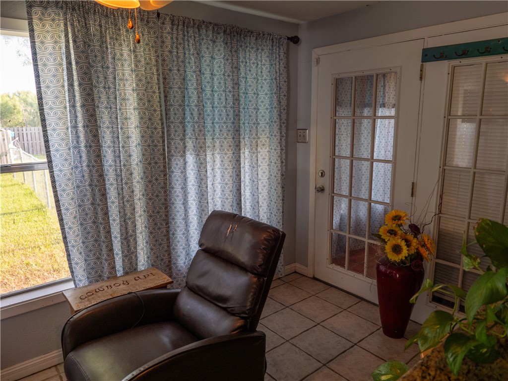 372 East Fm 771 Riviera, TX 78379 - Photo 12 of 40 a view of a balcony with chair and painted walls