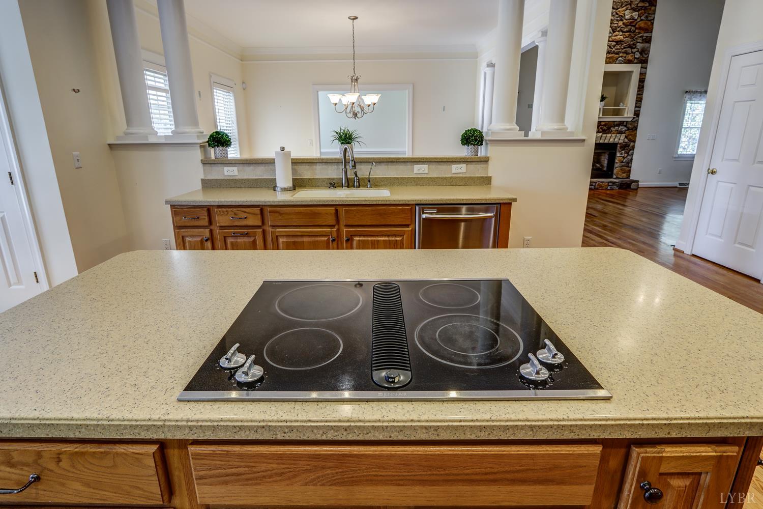 1315 Donnally Road Forest, VA 24551 - Photo 17 of 74 a kitchen with a stove and cabinets