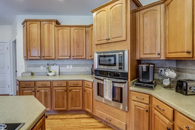 a utility room with a washer and dryer