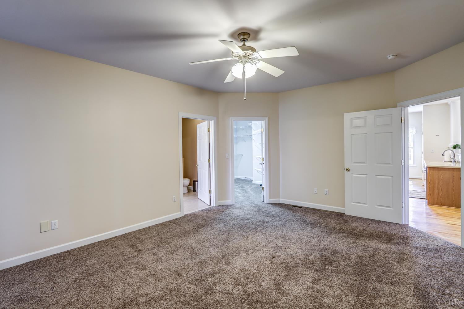 1315 Donnally Road Forest, VA 24551 - Photo 34 of 74 a view of an empty room with a chandelier fan